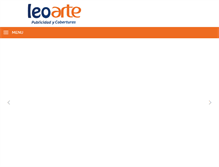 Tablet Screenshot of leoarte.com